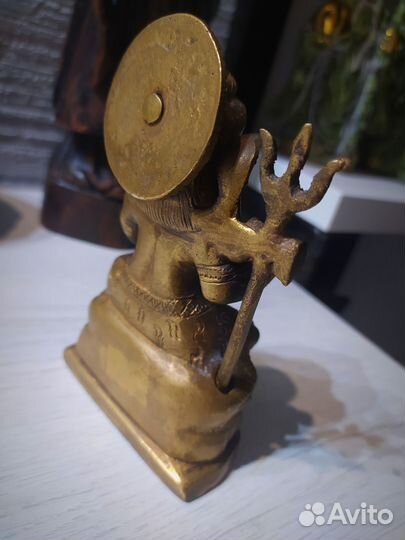 Будда Кришна латунь металл фигурка