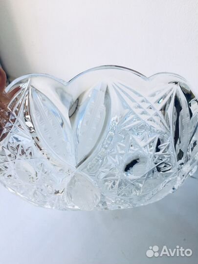 Хрустальная ваза Чехия