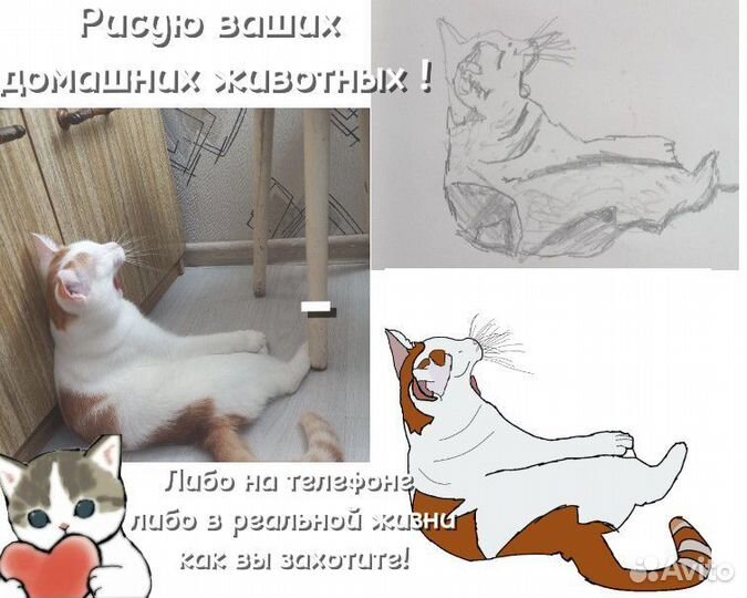 Рисую ваших питомцев