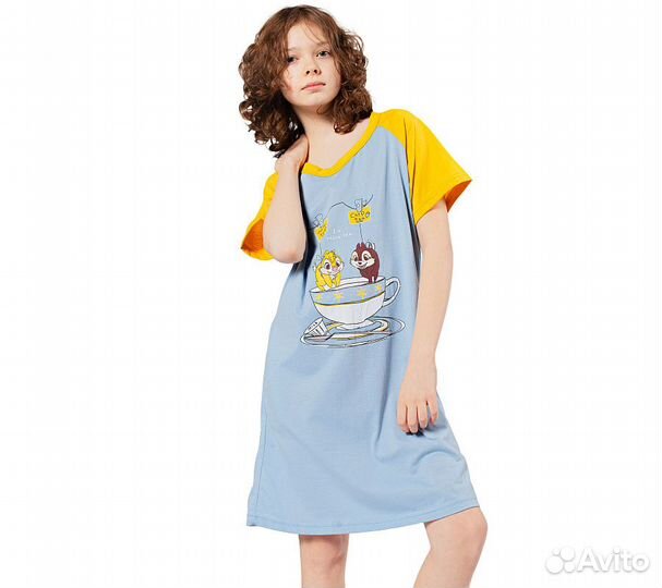 Пижама-платье Funfur Бурундуки S