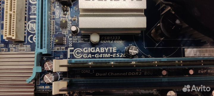 Комплект E5400+GA-G41M-ES2L+2гб+Кулер