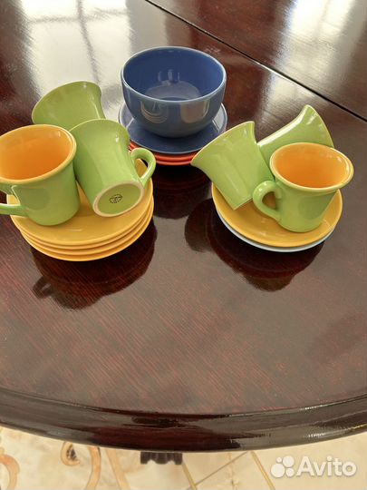 Кофейный сервизы СССР Зик Конаково и Италия