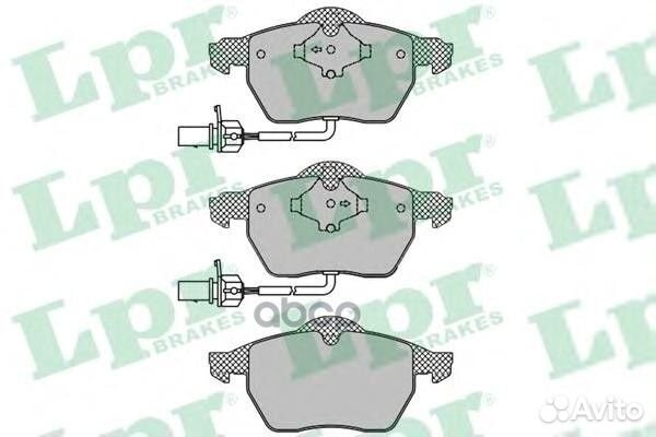 Колодки торм. дисковые 05p1119 Lpr