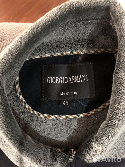 Дубленка натуральная мужская giorgio armani