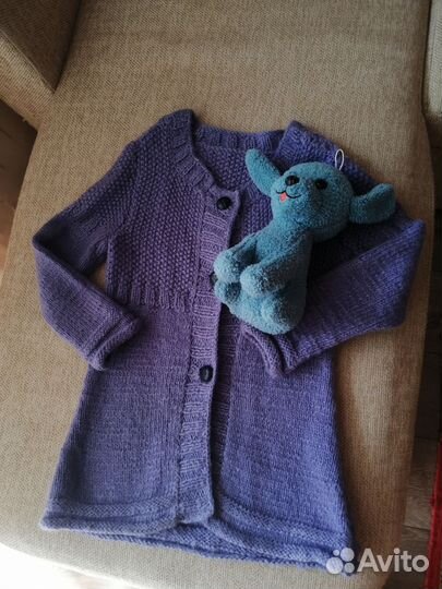 Вязанный кардиган для девочки