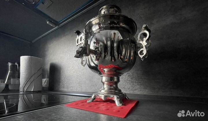 Самовар электрический из латуни