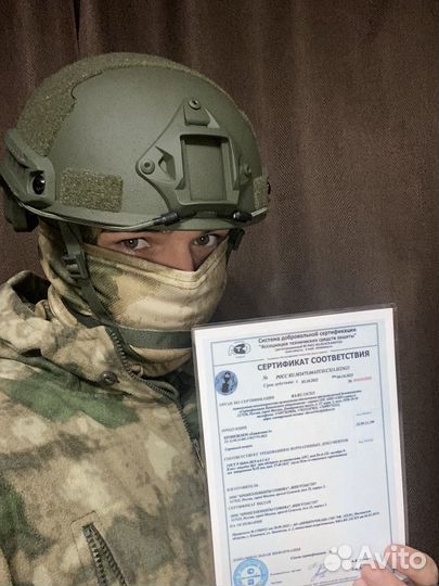 Баллистический шлем арамид