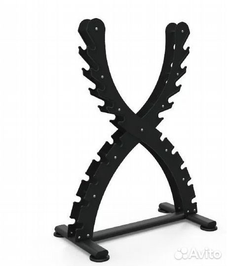 Стойка в комплекте с гантелями