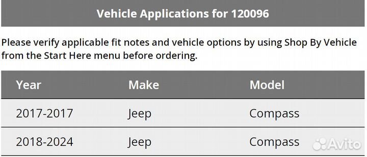 Брызговики Jeep Compass 2017- 2024 США