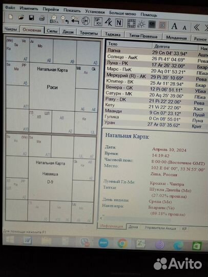 Астролог Астропсихолог Натальная карта