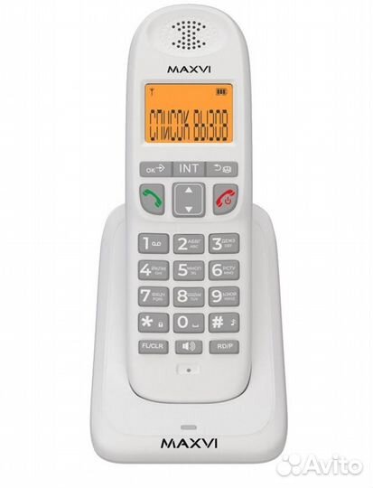 Радиотелефон Maxvi AM-01 white