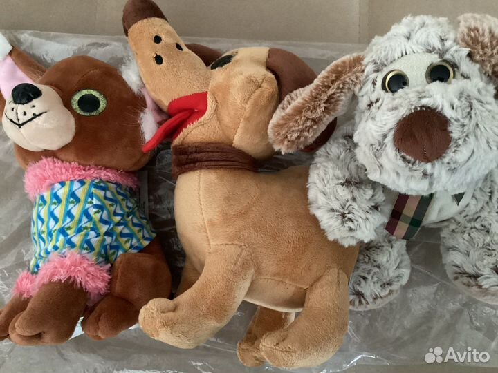 Игрушка мягкая Собака новая