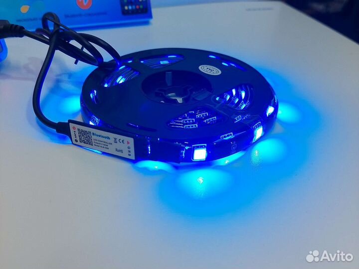 Лента RGB с Bluetooth 1м 2м 3м 4м 5м