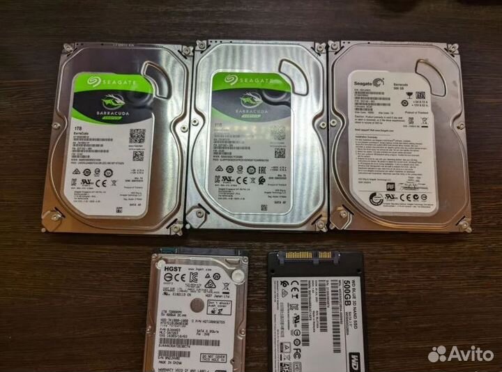 HDD SSD 2,5 3,5 500 Gb 1tb