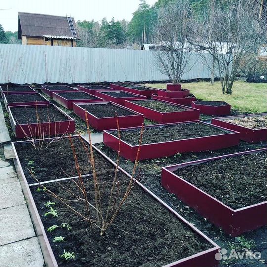 Грядка металлическая из оцинковки