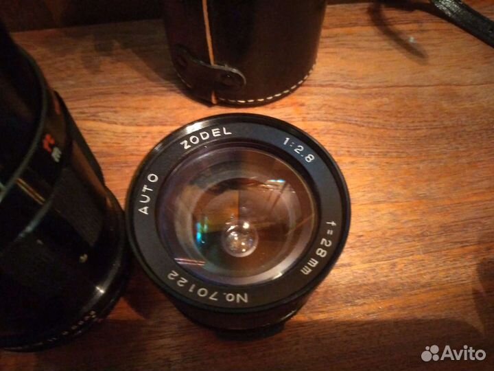 Три объектива Zodel Heaton M42: 135, 28, 200