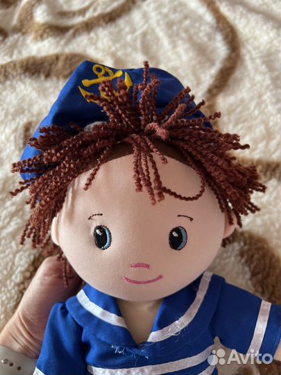 Кукла мягкая Моряк 48 см