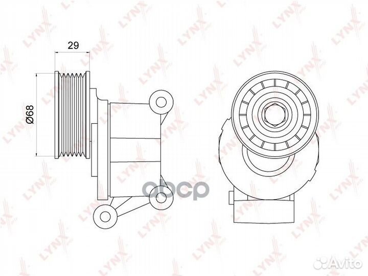 Натяжитель ремня навесного оборудования PT3012