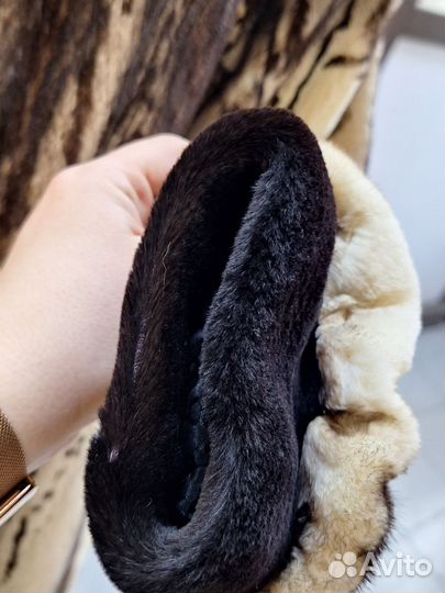 Шуба норковая трафарет