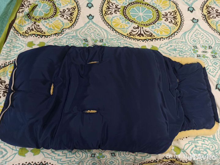 Меховой конверт в коляску