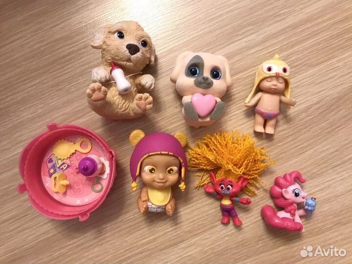 Игрушки пакетом для девочки