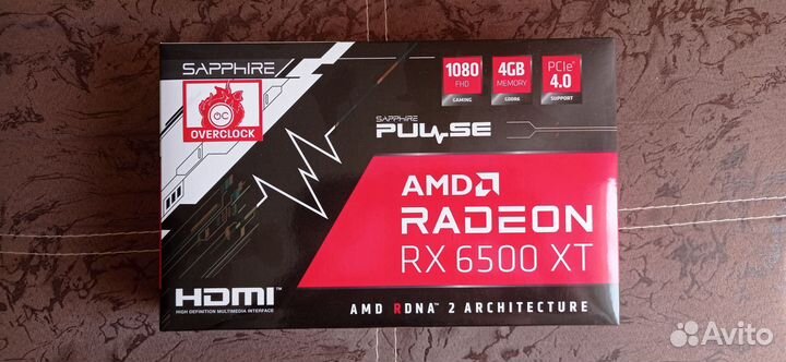 Видеокарта amd rx 6500 xt 4gb