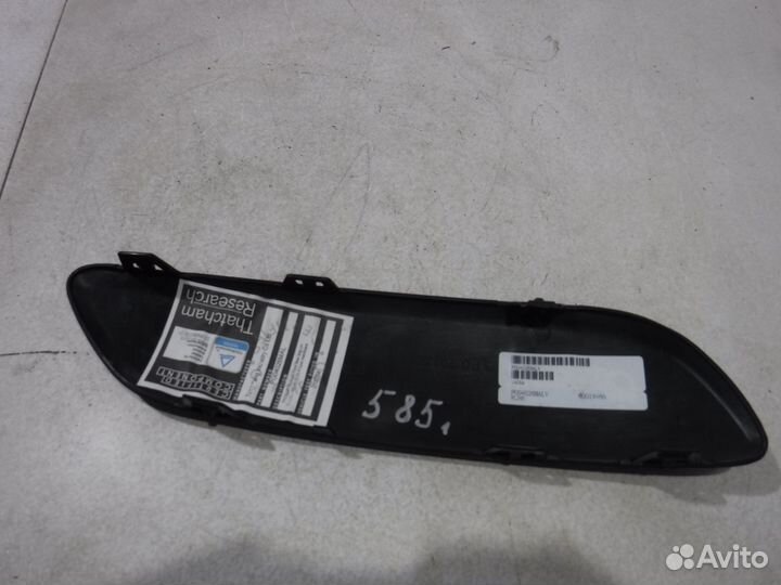 Молдинг переднего бампера левый Peugeot 307