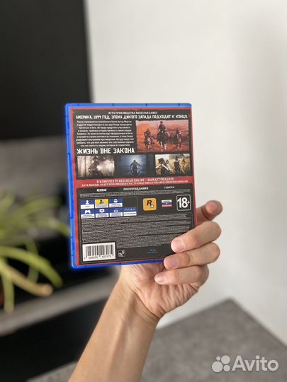 Диски на ps4 Red Dead Redemption 2