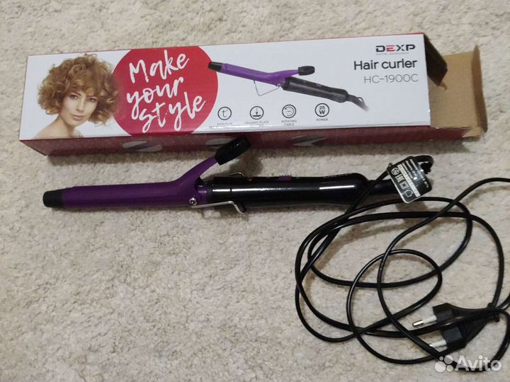 Щипцы для завивки волос dexp