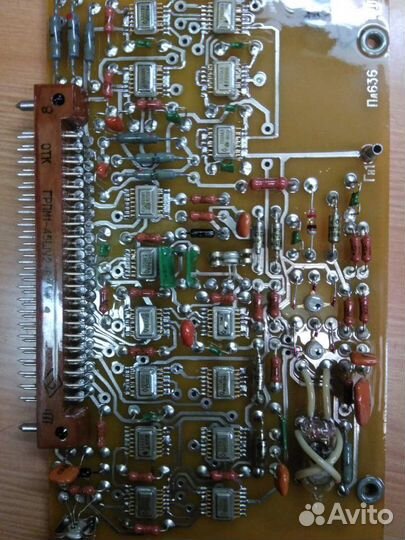 Платы с радиодеталями СССР