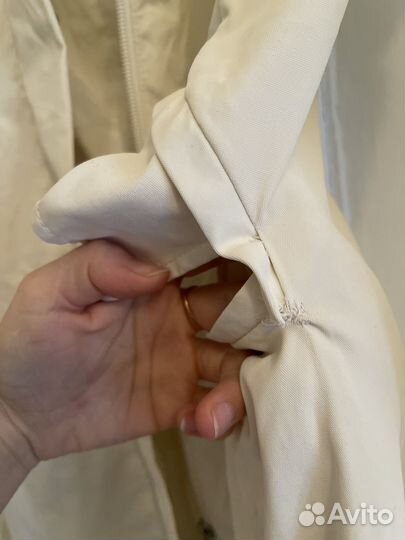 Плащ белый hm