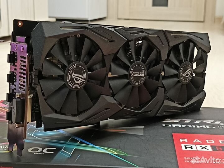 Видеокарта RX 580 8Gb Asus ROG