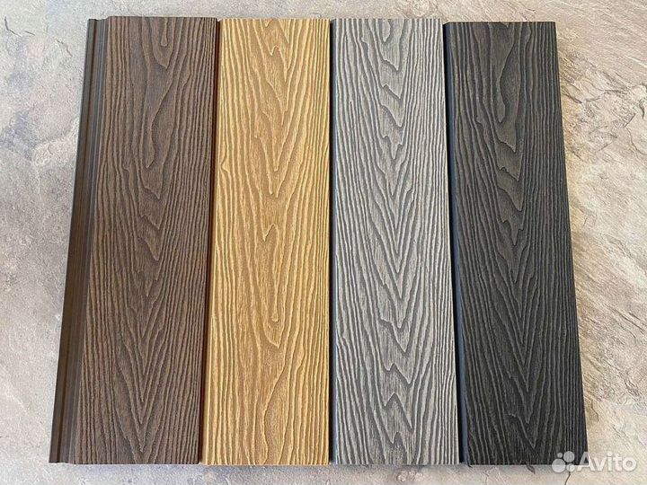 Фасадная панель EasyDecking Черное дерево 156х21х3010