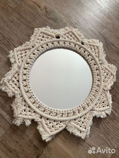 Зеркало макраме