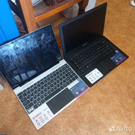 Два ноутбука irbis на запчасти