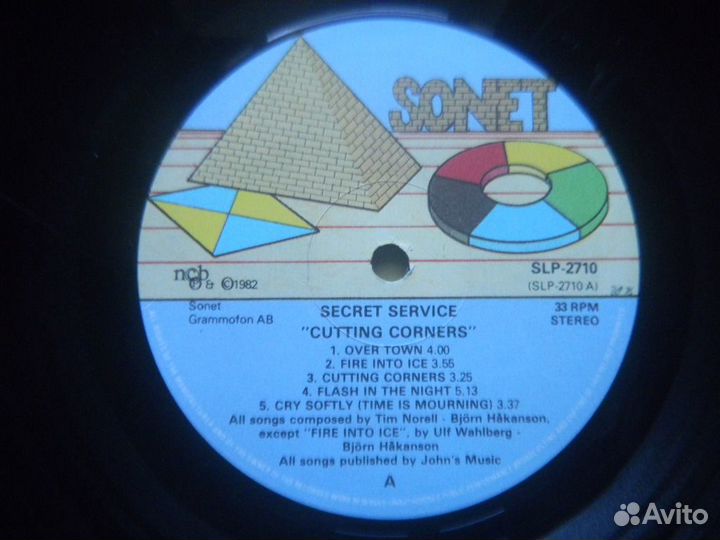Secret Service Cutting Corners Sw Sonet 82 EX/VG+