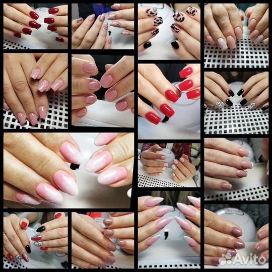 Наращивание, коррекция и укрепление ногтей