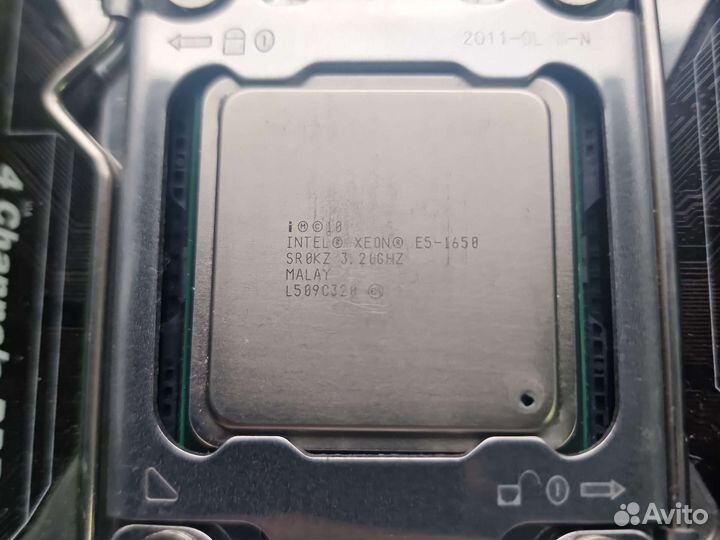 Комплект S-2011 X79+Xeon E5-1650+DDR3 32Gb