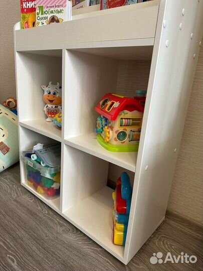 Стеллаж детский для книг и игрушек