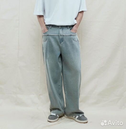 Джинсы широкие (новые)