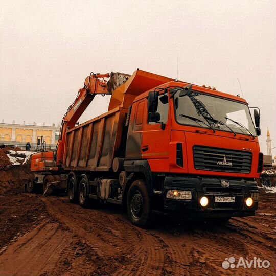 Песок карьерный с доставкой