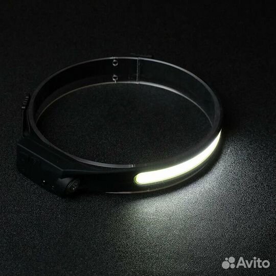 Фонарь налобный Лента Sport-2 (сенсор движения, ак