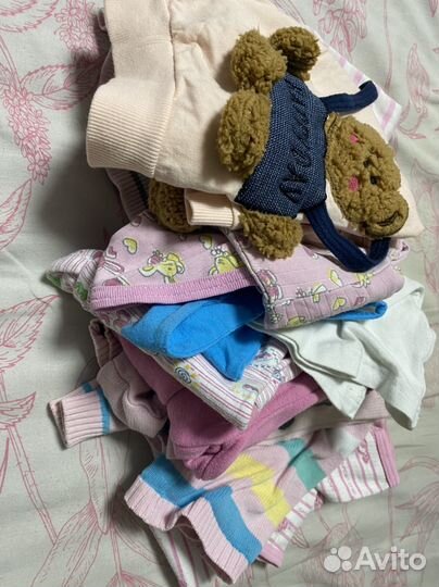 Вещи пакетом на девочку 6-9 месяцев