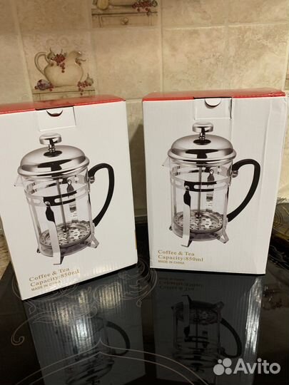 Новый чайник френч пресс 850 мл