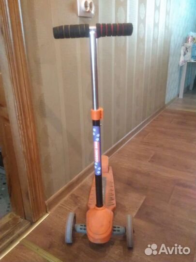 Самокат детский трехколесный бу