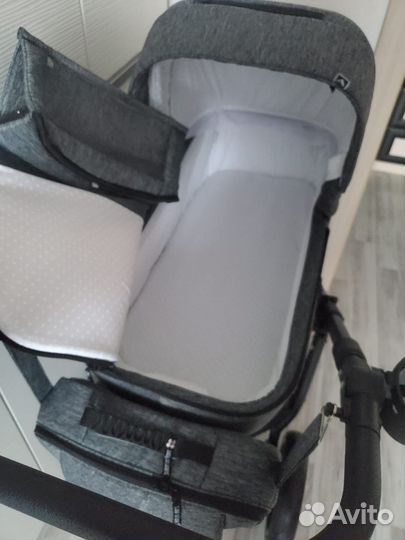 Коляска adamex 3 в 1 бу