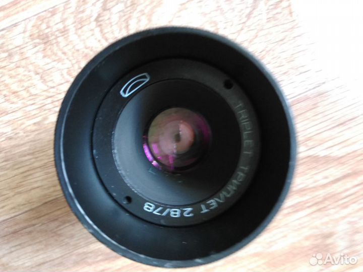 Объектив Triplet Триплет 2,8/78 проекционный