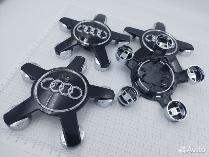 Колпачки заглушки на литые диски audi