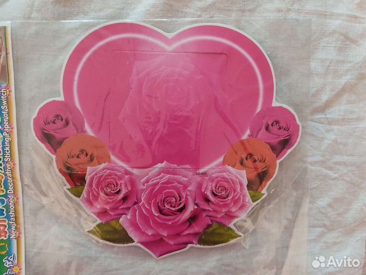 Наклейка рамка Сердце