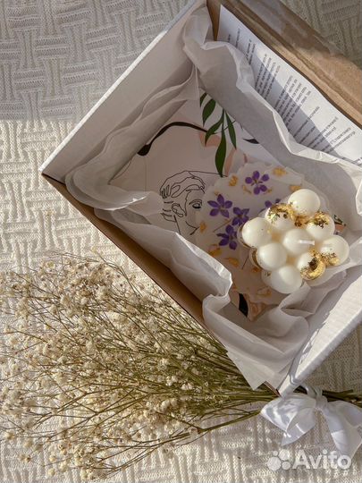 Бокс/набор ручной работы,подарок из эпоксидной